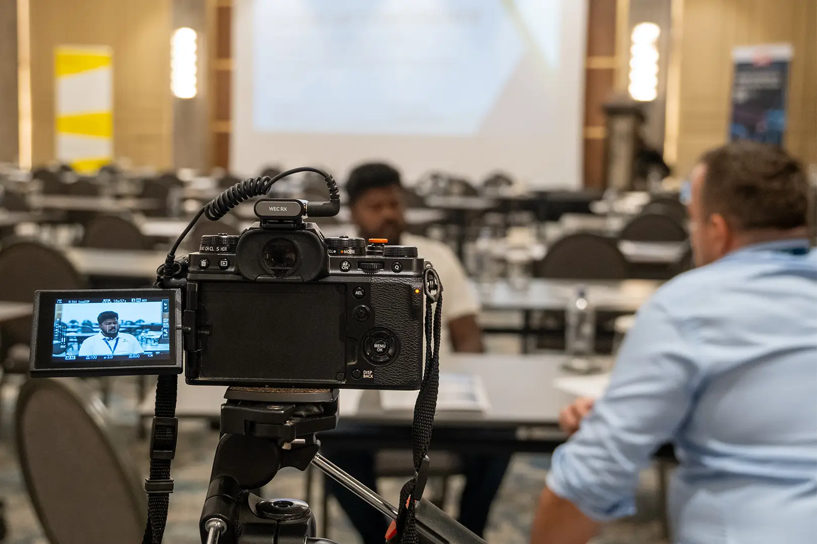 Hotel ballroom venue for a corporate crypto conference in Istanbul