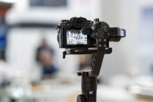 Photographer covering a corporate fair for a client in Istanbul