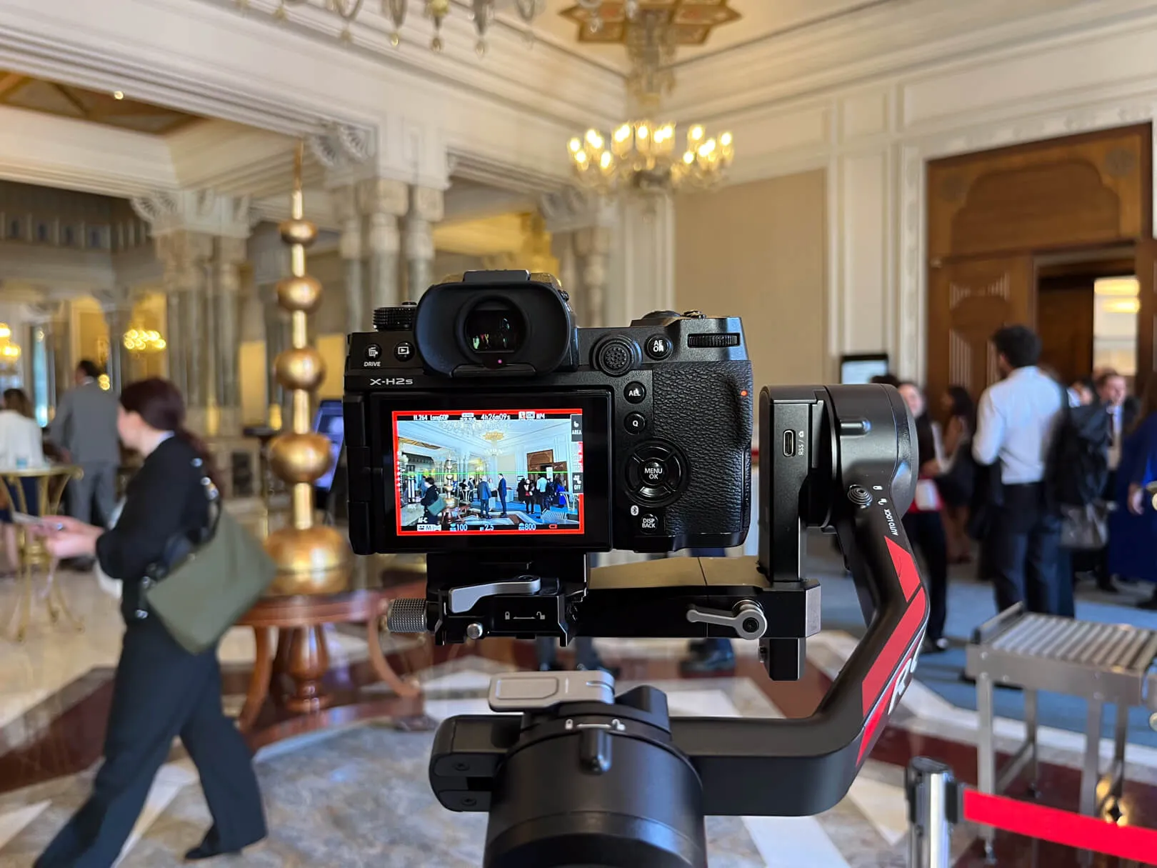 Live streaming setup for a Web3 conference in Istanbul