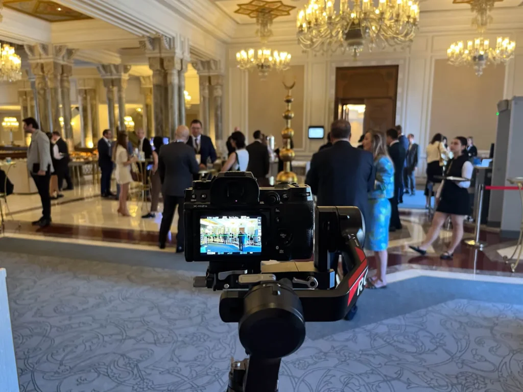 Wide-angle coverage of an agency's event program in Istanbul