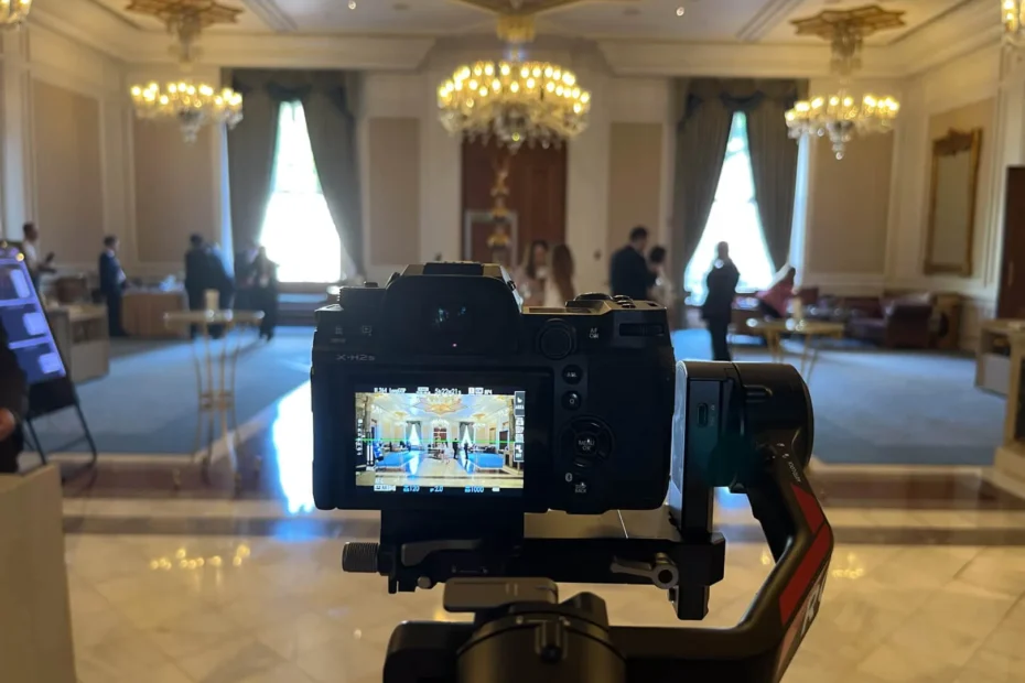 Filming crew covering multiple Istanbul events for an agency client