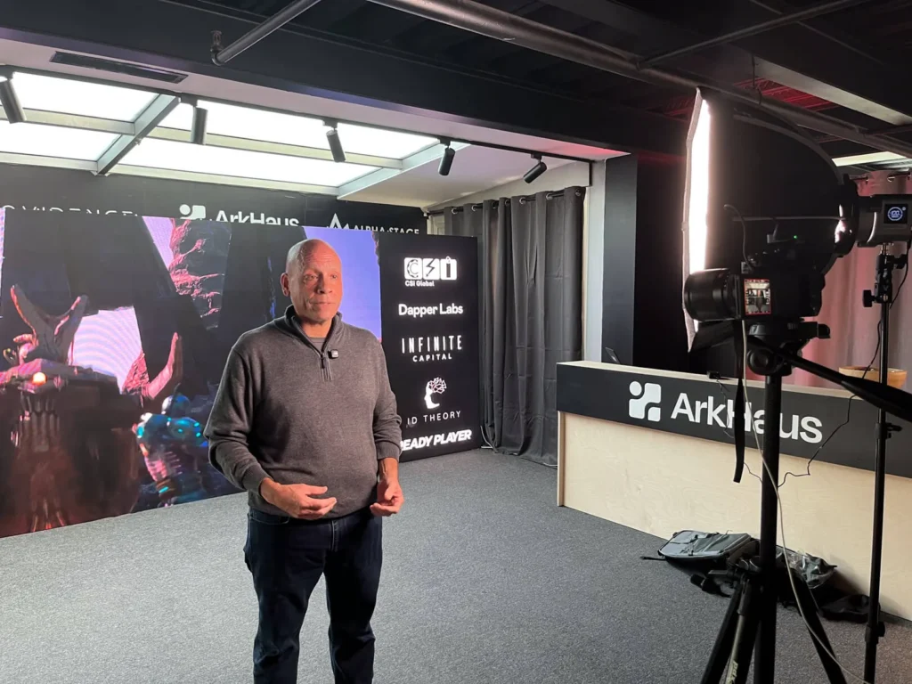 Filming a multilingual interview at a corporate event in Istanbul