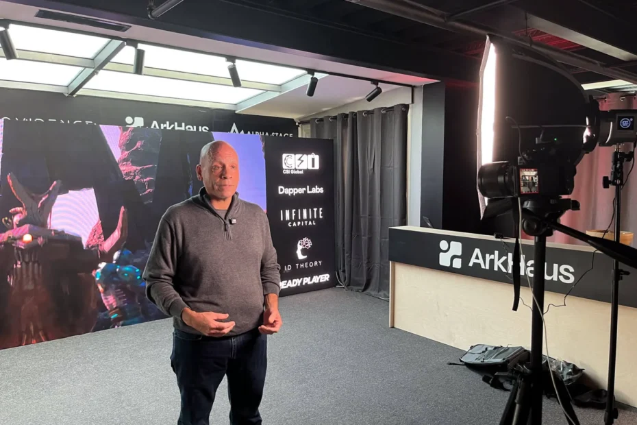 Filming a multilingual interview at a corporate event in Istanbul