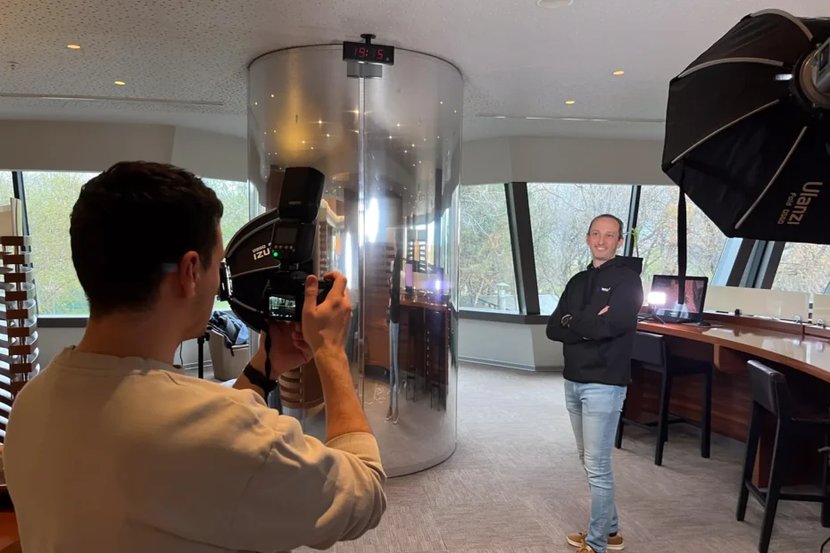 Corporate portrait photography session at an Istanbul event